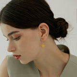 Star Vase Drop Earrings
