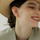 Star Vase Drop Earrings