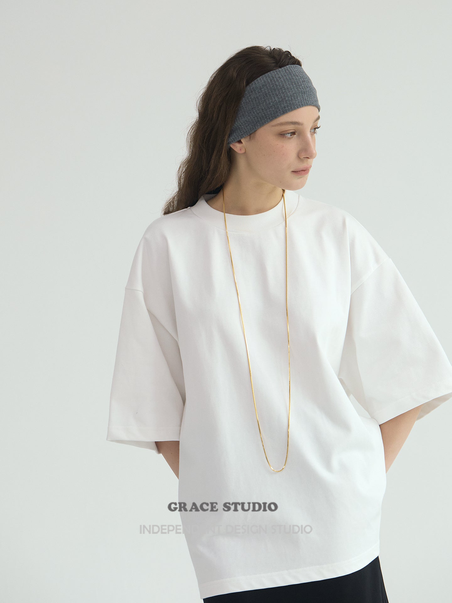Sleek Snake Chain Long Necklace - Grace Studio
