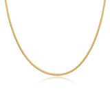 Sleek Snake Chain Long Necklace - Grace Studio