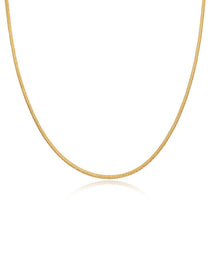 Sleek Snake Chain Long Necklace - Grace Studio