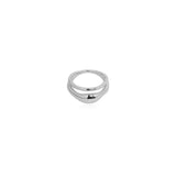 Rope Trim Wide Band & Double Layer Ring Set