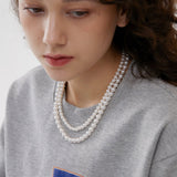 Luminous Pearl Bead Necklace