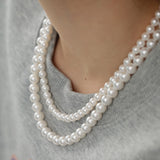 Luminous Pearl Bead Necklace