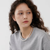 Luminous Pearl Bead Necklace