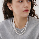 Luminous Pearl Bead Necklace