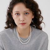 Luminous Pearl Bead Necklace