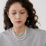 Luminous Pearl Bead Necklace
