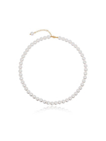 Luminous Pearl Bead Necklace - Grace Studio