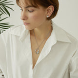 Molten Curve Pendant Necklace