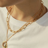 Molten Curve Pendant Necklace