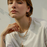 Molten Curve Pendant Necklace