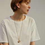 Molten Curve Pendant Necklace