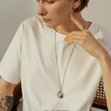 Molten Curve Pendant Necklace