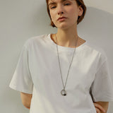Molten Curve Pendant Necklace