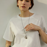 Molten Curve Pendant Necklace