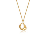 Molten Curve Pendant Necklace
