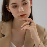 Swirl Enamel Statement Ring