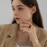 Swirl Enamel Statement Ring