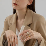 Swirl Enamel Statement Ring