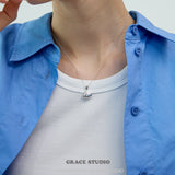 Sculpted Shell Charm Pendant Necklace