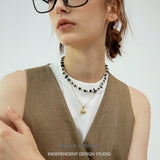 Sculpted Shell Charm Pendant Necklace