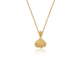 Sculpted Shell Charm Pendant Necklace