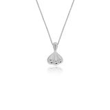Sculpted Shell Charm Pendant Necklace