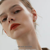 Orbit Dome Stud Earrings
