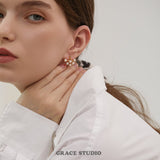 Branch Cluster Pearl Stud Earrings