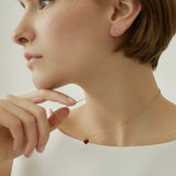 Cherry Heart Pendant Necklace