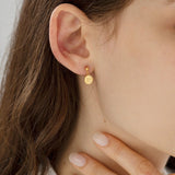 Good Luck Coin Drop Earrings