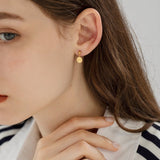 Good Luck Coin Drop Earrings