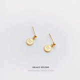 Good Luck Coin Drop Earrings