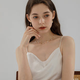 Petal Dot Baroque Pearl Necklace