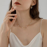 Petal Dot Baroque Pearl Necklace