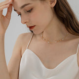 Petal Dot Baroque Pearl Necklace