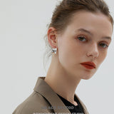 Sculpted Wave Hoop Earrings