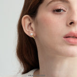 Pearl Ice Cream Cone Stud Earrings