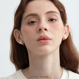 Pearl Ice Cream Cone Stud Earrings