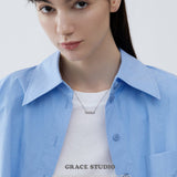 Sunny Day Cylinder Pendant Necklace