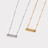 Sunny Day Cylinder Pendant Necklace