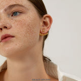 Modular Bead Ear Jacket Earrings