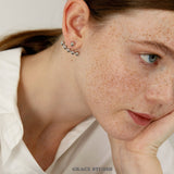 Modular Bead Ear Jacket Earrings