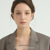 Sparkling Faceted Zircon Mini Hoop Earrings