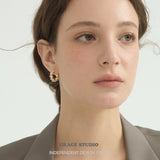 Sparkling Faceted Zircon Mini Hoop Earrings