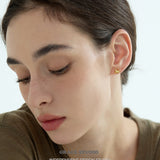 Crystal Barbed Wire Stud Earrings