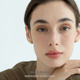 Crystal Barbed Wire Stud Earrings