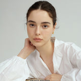 Sleek Teardrop Stud Earrings