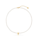 Mini Heart Freshwater Pearl Necklace